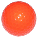 Optic Orange Blank Golf Ball